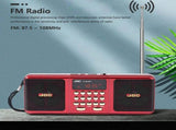 Portable FM Radio Bluetooth Speaker Red V728-OBA1005007805505578