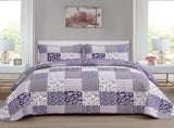 Harmonious Quilted bedspread and pillowcovers set Perfect Balance of Style - Queen size V745-MAC080409Q13U