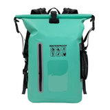 6.6 Gallon Outdoor Backpack, Detachable Shoulder Straps, Transparent Window & Buckle Clips, Suitable V1232-HWFSBB-004