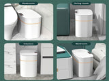 Automatic Trash Bin, 16 Litre Smart Trash Can with Lid,Waterproof Garbage Bin, Intelligent Opening V1192-AZ-W-14549