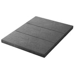 Giselle Bedding Foldable Mattress Folding Foam Queen Grey FOAM-MFM-TRIO-GY-Q