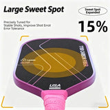 T700 Carbon Fiber Pickleball Paddle Set 8.0oz Lightweight Widebody Design, Ideal for V1232-PKQPTZ002