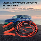 battery jumper cables, 3000A jumper cables, heavy duty jumper cables, car battery starter cables, V1102-796-15235-RED-5M