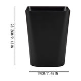 1.6 Gallon Small Trash Can, Heavy Duty Wastebasket, Plastic Garbage Can for Kitchen Office V1189-LWWAL-20260401-05818
