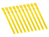 10PCS Goat Collar PU 23 Inch Adjustable Livestock Collar for Farm Animal Cow Horse Sheep Yellow V1294-YM0703-3111230027113