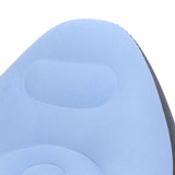 Inflatable Lounge with Foot Stool PVC Flocking Folding Inflatable Couch Blow Up Lounger Sofa V1294-YM0901-3116250000511