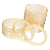 15Pcs Convenient Heat Resistant Tape for Electronic Components and Sealing Machines Light Yellow V1192-AZ-W-22409