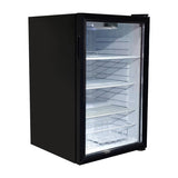 Kolner 130L Mini Bar Fridge Glass Door Beverage Cooler Refrigerator FDG-YGE-BC-130L