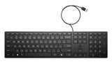 HP Wired 320K Full-Sized Keyboard - Compatible with Windows 10, Desktop PC, Laptop, Notebook USB V1202-V2-NAHP-KB320K