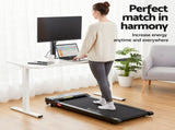 Artiss Electric Treadmill with 140cm Automatic Standing Desk Walking Pad 400mm SDTM-ET156E-WH-400PAD