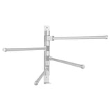 Home Hotel Bathroom Space Aluminum Moveable Multiple Rod Towel Rack Holder Storage Organizer4 Rods V1294-YM0901-3112200041812