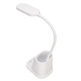LED Table Lamp USB Rechargeable 3 Color Temperatures Touch Control Desk Lamp with Pen Holder for V1294-YM0901-3119250034711