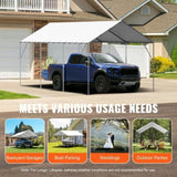 VEVOR 10 x 20 ft Carport Replacement Canopy Cover, Garage Top Tent Shelter Tarp Heavy-Duty V952-CKPB10X20FTB3Z2RRV0