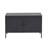 Artiss Buffet Sideboard Metal Cabinet - BASE Charcoal AI-LOCKER-LD-BK