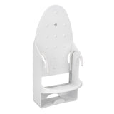 Electric Iron Holder Heat Resistant 2 in 1 Wall Mounted Iron Board Rack with Hook for Home V1294-YM0523-3117220020411