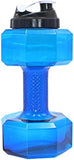 75 Oz Dumbbell Shaped Water Bottle Big Capacity BPA Free Flip Top Leak Proof lid V1188-WTJ-LZZ-01459