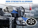 Towing Chain Organizer with Strong Aluminum Build All in One Tidy Storage Trailer Safety Chain V1366-AZ2-W-15038