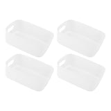10PCS Cupboard Box Mini Organizer Bin PP Side Handle Rounded Edge Modern Versatile Storage Baskets V1294-YM0901-3117230364611