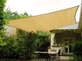 Wallaroo Rectangular Shade Sail 8m x 5m - Sand SS-8X5