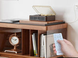 Retro CD Music Player with Bluetooth and FM Radio Multifunctional Home Audio System Brown V1263-JX-6955-2