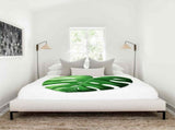 Leaf Flannel Blanket Multi Functional Leaf Shape Blanket for Picnic Office V1294-YM0716-220707DJ02-3