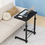 Artiss Laptop Desk Table Adjustable 60CM Black LA-DESK-60-BK