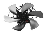 Wood Stove Fan Heat Powered 6 Blades Hanging Stove Fan Silent Flue Pipe Hanging Fireplace Fan Eco V1294-YM0706-3114230124811