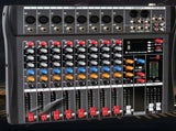 Hridz CT-80S Professional Audio Mixer 8 Channels Bluetooth USB Mixer with Effects, 48V Phantom V571-HRIDZCT80SAM