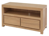 Amsterdam 2 Drawer Solid White Cedar Wood Entertainment Unit V199-EU002TAMDNI