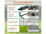 Crop 2.9 x 1.94 x 1.94 m Plant Protection Tent with Zippered Door, Wind-Resistant Tall Crop V952-ZZBHZ1PCS120Z3706001V0