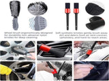 11-Piece Car Wash and Detailing Kit - 9L Blue Collapsible Oxford Fabric Bucket, Microfiber Towels, V888-ELOSUNG53188