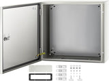 NEMA Steel Enclosure, 50 x 40 x 15 cm NEMA 4X Steel Electrical Box, IP66 Waterproof & Dustproof, V952-DQXJSTCFS50X40X15V0