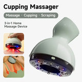 Smart Electric Cupping Massager 3-in-1 knead, scrape & cup. 9-level heat control, one-key pressure V1232-AMY-G6-001
