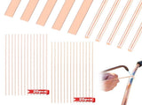 40Pcs 15% Silver Brazing Rods, Silver Solder Phos Copper Brazing Alloys Flat and Round Welding Rods V1107-147-45402