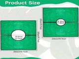 2 Set Landscape Pruning Tarp 78.7"x78.7" Waterproof Bush Trimming with Hole Shrub Catcher Four V1259-DP01-A-1217