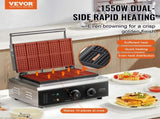 Commercial Waffle Maker, 10PCS Rectangle Waffle Baker Machine, 1550W Non-Stick Stainless Steel V952-SYBLSHFBJDP1VHULYV3
