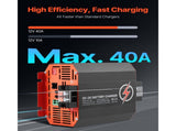 12V 40A DC to DC Battery Charger, 500W, On-Board Battery Charger for Lead-Acid, Lithium, AGM, GEL, V952-ZLDZLDDYSRCDCJ0ZKV9