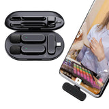 Wireless Lapel Microphone Lavalier Mics with Charging Case for Type-C Interface V1263-JX-7086