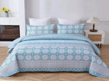 Peaceful Quilted coverlet and pillowcovers set Relax and Unwind - Queen size V745-MAC080468Q13U