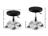 4x Levede Swivel Salon Barstool Hairdressing T4498-BKX4