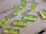 100Pc Mini Bubble Spirit Level 10X10X29mm Square Levels for Wall Frames Art Displays Picture Hanging V1366-AZ2-W-21778