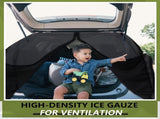Size S Black Magnetic Car Window Sun Shade Screens & SUV Tailgate Mosquito Net Set - Breathable Bug V888-ELOSUNG23902