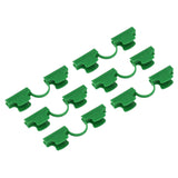50Pcs Greenhouse Clamp PE Plastic 2 Head Plant Film Clamp Soil Sheet Clip for Horticulture 8mm / V1294-YM0706-3111230226811