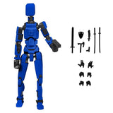 T13 Action Figure Set, Dummy Robot Titan 13 Action Figures, Desktop Decorations for Game Lovers V1192-AZ-W-24012