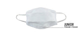 3x Tigerplast Kids Fabric Face Mask Washable Reusable Mask Protect Cover Black V563-TIGERPLAST_KIDS_WHT-3PCS