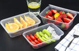 120pcs 1500ml Reusable Food Containers Plastic Storage Meal Prep w/ Lids V563-FC1500-10-12PK