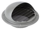 Stainless Steel Air Vent Versatile Weatherproof Round Louvered Exhaust Vent Grill Hood Ventilation V1294-YM0901-3111240142911