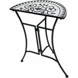 Persian Outdoor Half Round Table 69cm V637-E139145