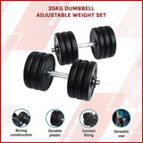 35KG Dumbbell Adjustable Weight Set V63-825441