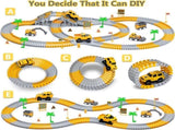 343 track-building sets, track-course - STEM learning toys, construction vehicles V1105-YAWJ-01